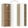 TV-Schrank aus weißem Eichensperrholz, 30,5 x 30 x 90 cm von vidaXL, TV-Möbel - Ref: Foro24-803354, Preis: 56,31 €, Rabatt: %