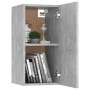 Concrete gray plywood TV cabinet 30.5x30x60 cm by vidaXL, TV Furniture - Ref: Foro24-803334, Price: 31,65 €, Discount: %