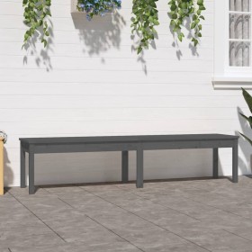 2-seater garden bench solid pine wood 203.5x44x45 cm by vidaXL, garden benches - Ref: Foro24-824020, Price: 115,36 €, Discoun...