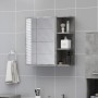 Bathroom mirror cabinet in gray concrete plywood 62.5x20.5x64 cm by vidaXL, bathroom vanities - Ref: Foro24-803312, Price: 72...