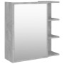 Bathroom mirror cabinet in gray concrete plywood 62.5x20.5x64 cm by vidaXL, bathroom vanities - Ref: Foro24-803312, Price: 72...