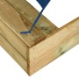 Sandbox with impregnated pine wood roof 80x60x97.5 cm by vidaXL, sandboxes - Ref: Foro24-3059958, Price: 47,72 €, Discount: %