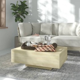 Oak-colored plywood coffee table 85x55x31 cm by vidaXL, Coffee table - Ref: Foro24-803383, Price: 52,99 €, Discount: %