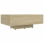 Oak-colored plywood coffee table 85x55x31 cm by vidaXL, Coffee table - Ref: Foro24-803383, Price: 50,37 €, Discount: %