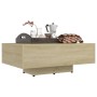 Oak-colored plywood coffee table 85x55x31 cm by vidaXL, Coffee table - Ref: Foro24-803383, Price: 50,37 €, Discount: %