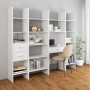 Estantería librería madera contrachapada blanco 40x35x180 cm de vidaXL, Librerías y estanterías - Ref: Foro24-803398, Precio:...