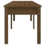 Gartenbank aus massivem Kiefernholz, honigbraun, 203,5 x 44 x 45 cm von vidaXL, Gartenbänke - Ref: Foro24-824021, Preis: 80,9...