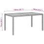 Garden dining set 5 pieces gray synthetic rattan by vidaXL, Garden sets - Ref: Foro24-3058423, Price: 416,41 €, Discount: %