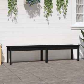 2-seater garden bench solid pine wood 203.5x44x45 cm by vidaXL, garden benches - Ref: Foro24-824022, Price: 103,94 €, Discoun...