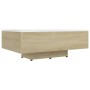 Mesa de centro madera contrachapada blanco y roble 85x55x31 cm de vidaXL, Mesas de centro - Ref: Foro24-803385, Precio: 64,99...