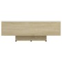 Mesa de centro madera contrachapada blanco y roble 85x55x31 cm de vidaXL, Mesas de centro - Ref: Foro24-803385, Precio: 64,99...