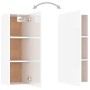 Glänzend weißer Sperrholz-TV-Schrank 30,5 x 30 x 90 cm von vidaXL, TV-Möbel - Ref: Foro24-803356, Preis: 48,99 €, Rabatt: %