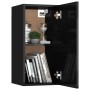 Glossy black plywood TV cabinet 30.5x30x60cm by vidaXL, TV Furniture - Ref: Foro24-803340, Price: 36,99 €, Discount: %