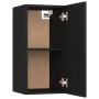 Black plywood TV cabinet 30.5x30x60 cm by vidaXL, TV Furniture - Ref: Foro24-803328, Price: 32,99 €, Discount: %