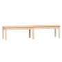 2-seater garden bench solid pine wood 203.5x44x45 cm by vidaXL, garden benches - Ref: Foro24-824018, Price: 91,27 €, Discount: %