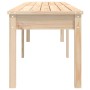 2-seater garden bench solid pine wood 203.5x44x45 cm by vidaXL, garden benches - Ref: Foro24-824018, Price: 91,27 €, Discount: %