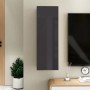 Mueble de TV madera contrachapada gris brillante 30,5x30x90 cm de vidaXL, Muebles TV - Ref: Foro24-803360, Precio: 49,99 €, D...