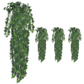 Artificial ivy plants 4 units green 90 cm by vidaXL, artificial flora - Ref: Foro24-3051480, Price: 25,99 €, Discount: %