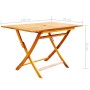 Set comedor de jardín plegable 5 piezas madera maciza de acacia de vidaXL, Conjuntos de jardín - Ref: Foro24-3060193, Precio:...