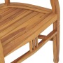 3-teiliges Garten-Essset aus massivem Teakholz von vidaXL, Gartensets - Ref: Foro24-3060008, Preis: 392,99 €, Rabatt: %