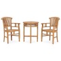 Garden dining set 3 pieces solid teak wood by vidaXL, Garden sets - Ref: Foro24-3059998, Price: 359,45 €, Discount: %