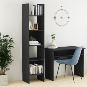 Glossy gray plywood shelving 40x35x180 cm by vidaXL, Bookcases and shelves - Ref: Foro24-803406, Price: 58,72 €, Discount: %