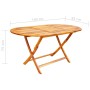 Set comedor de jardín plegable 9 piezas madera maciza de acacia de vidaXL, Conjuntos de jardín - Ref: Foro24-3060198, Precio:...