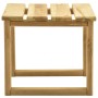 Tumbona de jardín con mesa de madera de pino impregnada de vidaXL, Tumbonas - Ref: Foro24-315395, Precio: 91,72 €, Descuento: %