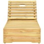 Tumbona de madera de pino impregnada verde de vidaXL, Tumbonas - Ref: Foro24-315400, Precio: 115,69 €, Descuento: %