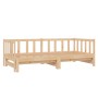 Removable sofa bed solid pine wood 2x(90x200) cm by vidaXL, Beds and slatted bases - Ref: Foro24-833093, Price: 214,86 €, Dis...