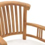 3-piece solid teak garden dining set with cushions by vidaXL, Garden sets - Ref: Foro24-3060044, Price: 470,41 €, Discount: %