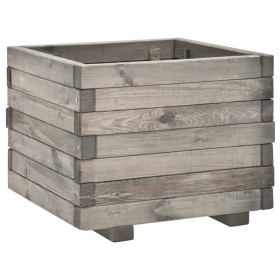 Jardinera de madera de pino maciza 50x50x40 cm de vidaXL, Maceteros y jardineras - Ref: Foro24-313565, Precio: 79,33 €, Descu...