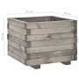 Solid pine wood planter 50x50x40 cm by vidaXL, Pots and planters - Ref: Foro24-313565, Price: 82,52 €, Discount: %