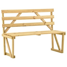 Impregnated pine wood garden bench 120 cm by vidaXL, garden benches - Ref: Foro24-315393, Price: 62,99 €, Discount: %