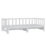 Removable sofa bed solid white pine wood 2x(90x200) cm by vidaXL, Beds and slatted bases - Ref: Foro24-833094, Price: 208,29 ...