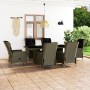 7-piece garden dining set and brown synthetic rattan cushions by vidaXL, Garden sets - Ref: Foro24-3060144, Price: 1,00 €, Di...