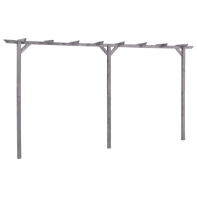 Imprägniertes Kiefernholz Garten Pergola 400x40x205 cm von vidaXL, Pergolen, Bögen und Gartenspaliere - Ref: Foro24-313568, P...