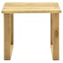 Tumbona de jardín con mesa de madera de pino impregnada de vidaXL, Tumbonas - Ref: Foro24-315397, Precio: 96,49 €, Descuento: %