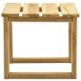 Tumbona de jardín con mesa de madera de pino impregnada de vidaXL, Tumbonas - Ref: Foro24-315397, Precio: 96,49 €, Descuento: %