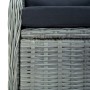 Garden dining set 9 pieces and light gray synthetic rattan cushions by vidaXL, Garden sets - Ref: Foro24-3060190, Price: 1,00...