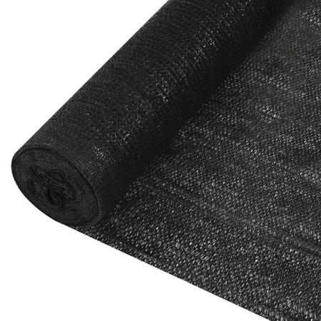 Red de privacidad HDPE negro 2x10 m 150 g/m² de vidaXL, Sombrillas - Ref: Foro24-149347, Precio: 42,81 €, Descuento: %