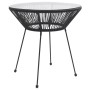 Garten Essgarnitur 3 Stück PVC Rattan schwarz von vidaXL, Gartensets - Ref: Foro24-3060279, Preis: 229,62 €, Rabatt: %