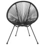 Garten Essgarnitur 3 Stück PVC Rattan schwarz von vidaXL, Gartensets - Ref: Foro24-3060279, Preis: 229,62 €, Rabatt: %