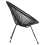 Garten Essgarnitur 3 Stück PVC Rattan schwarz von vidaXL, Gartensets - Ref: Foro24-3060279, Preis: 229,62 €, Rabatt: %