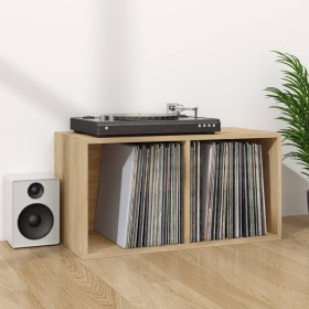 Plywood vinyl record box 71x34x36 cm by vidaXL, CD and DVD storage - Ref: Foro24-800120, Price: 46,60 €, Discount: %