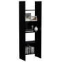 Black plywood shelf 60x35x180 cm by vidaXL, Bookcases and shelves - Ref: Foro24-803408, Price: 66,70 €, Discount: %