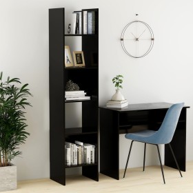 Black plywood bookshelf 40x35x180 cm by vidaXL, Bookcases and shelves - Ref: Foro24-803399, Price: 61,83 €, Discount: %