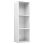 Glossy white plywood book shelf 36x30x114cm by vidaXL, Bookcases and shelves - Ref: Foro24-800141, Price: 48,11 €, Discount: %