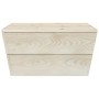 Mesa de jardín de madera de abeto impregnada 60x60x30 cm de vidaXL, Sofás modulares de exterior - Ref: Foro24-315632, Precio:...