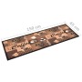 Alfombra de cocina lavable Coffee marrón 45x150 cm de vidaXL, Felpudos - Ref: Foro24-315970, Precio: 23,63 €, Descuento: %